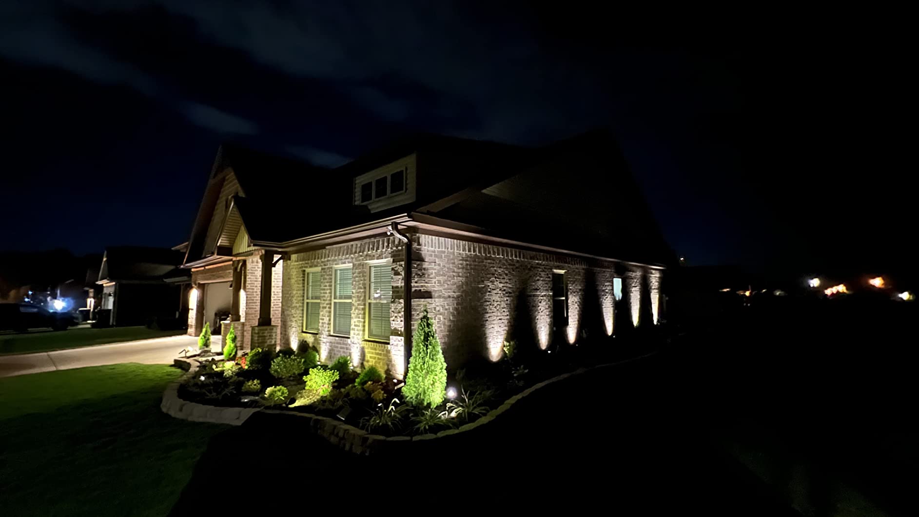 6-Pack Smart Bluetooth Solar Landscape Lights, RGBW Spotlights customer photo 1