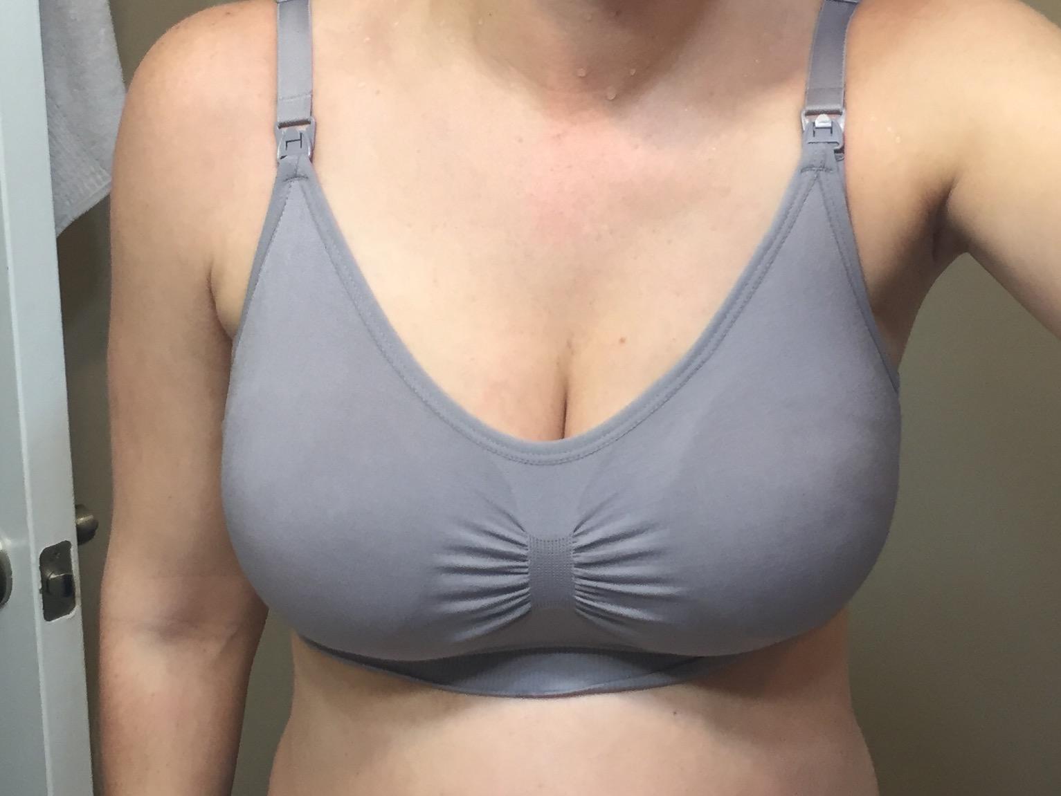 HOFISH Hands-Free Pumping & Nursing Bra, Soft All-Day Comfort & Support | Wire-free comfort, flexible fit, hands-free pumping bras, nursing-ready, secure pump hold, for home or work, fits major pumps customer photo 2