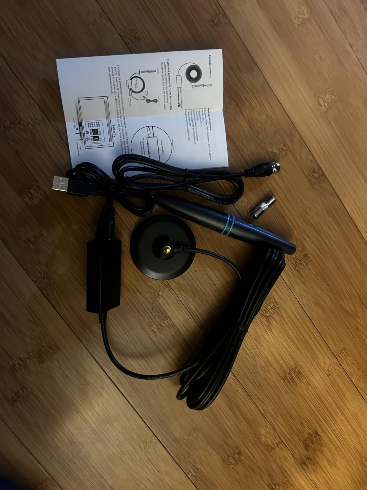 TV Antenna for Smart TV Indoor, TV Antenna for Local Channels | Support 4K 1080p with Signal Booster Antenna TV Digital HD Indoor & Outdoor-Cylindrical Antenna customer photo 1