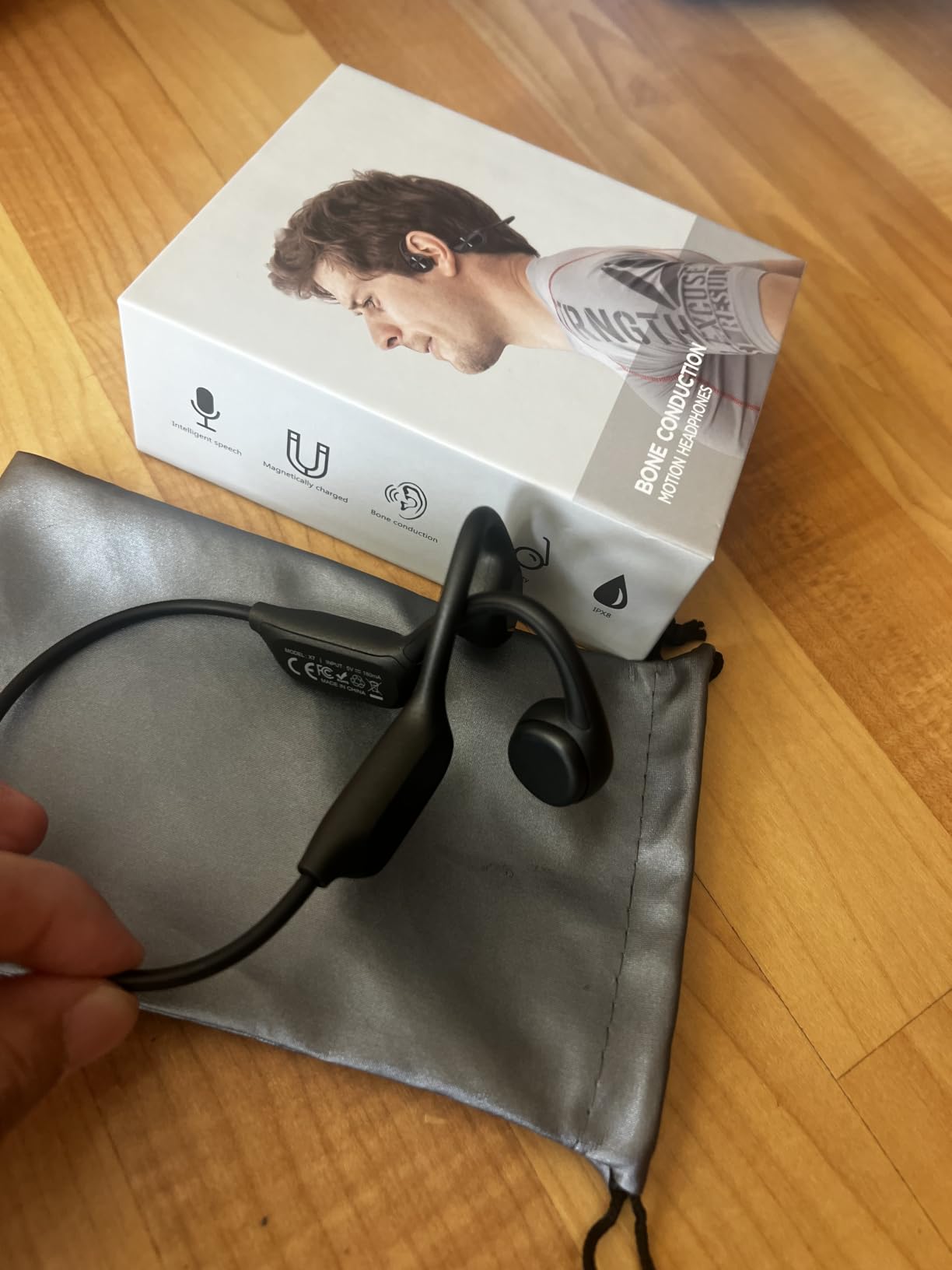 Bone Conduction Headphones for Swimming, Waterproof Swimming Headphones customer photo 2