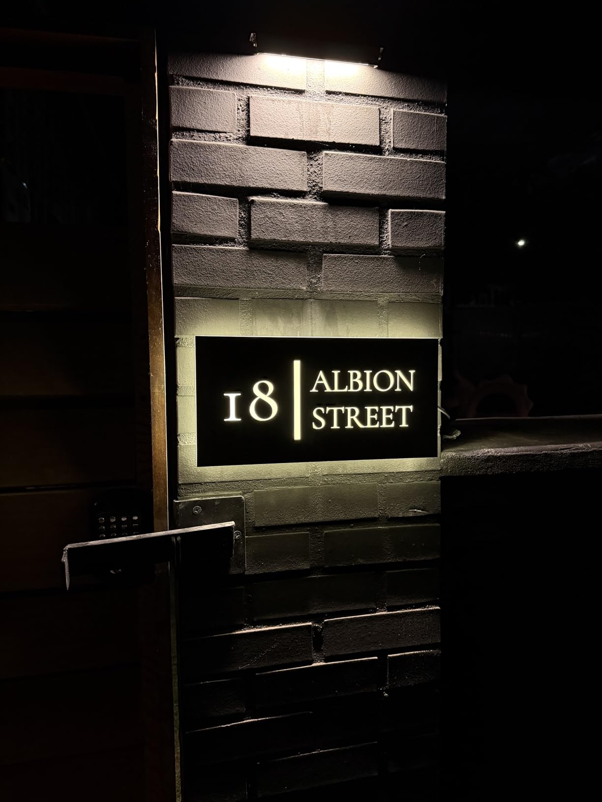 Custom LED House Numbers for Outside, Stainless Steel & Waterproof Backlit Address Sign for House, Solar or Plug-in Powered Modern Illuminated Address Numbers, High Visibility customer photo 1
