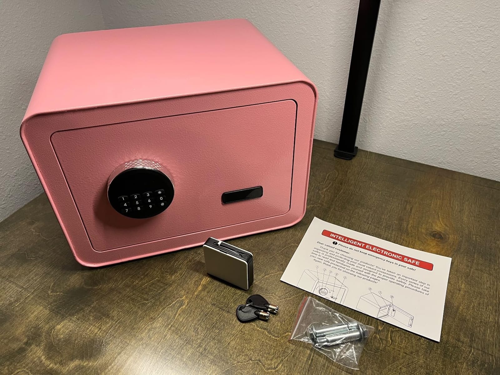 3.3 Cuft Large Home Safes Water and Fireproof, Anti-theft Floor Safe for Home Use with Programmable Keypad, Alarm System and Spare Keys, Digital Home Safes for Documents, Medicine customer photo 1
