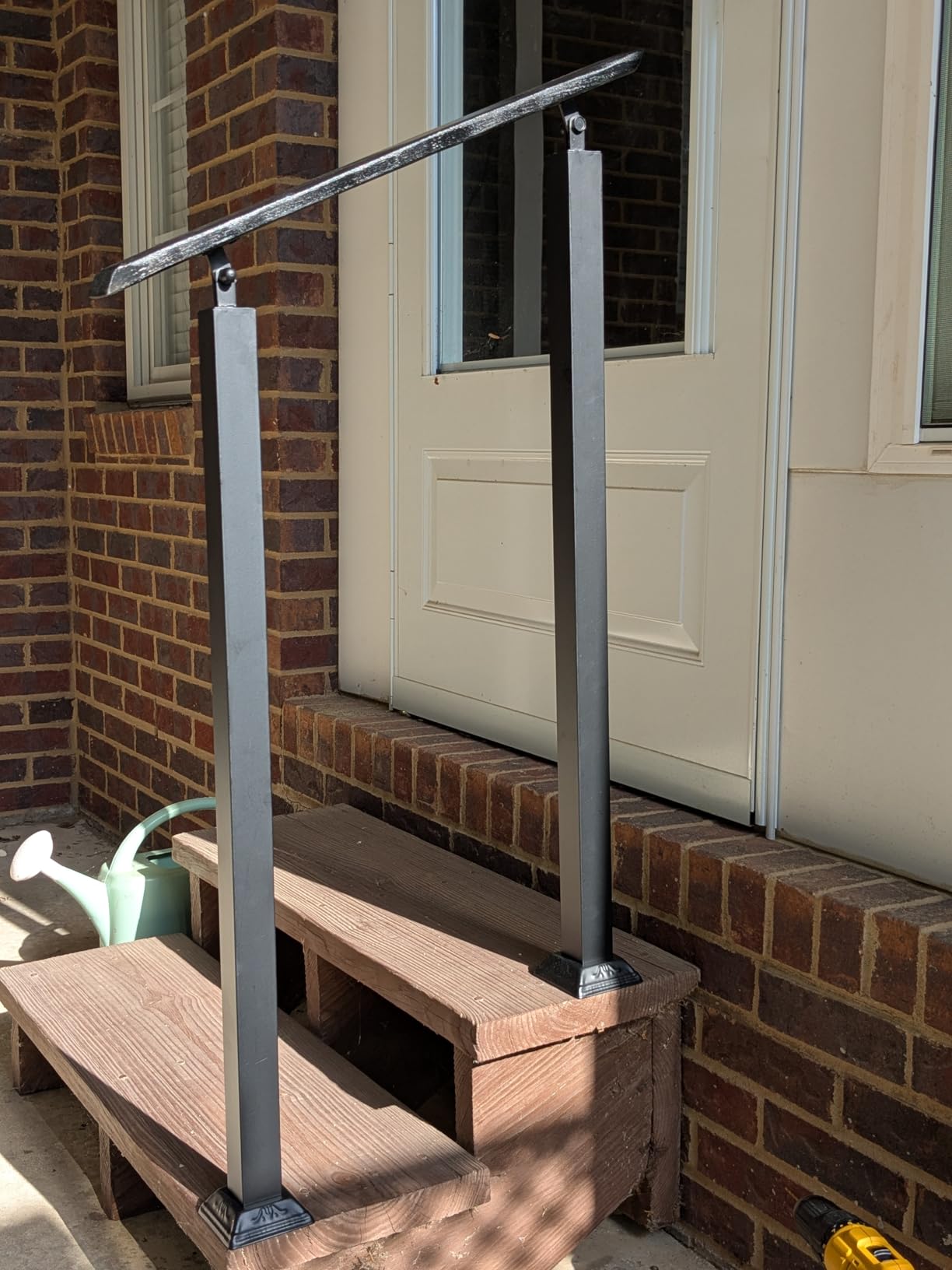 12-20 FT Black Cable Railing Post Kit with Handrail, 4 Pack 36