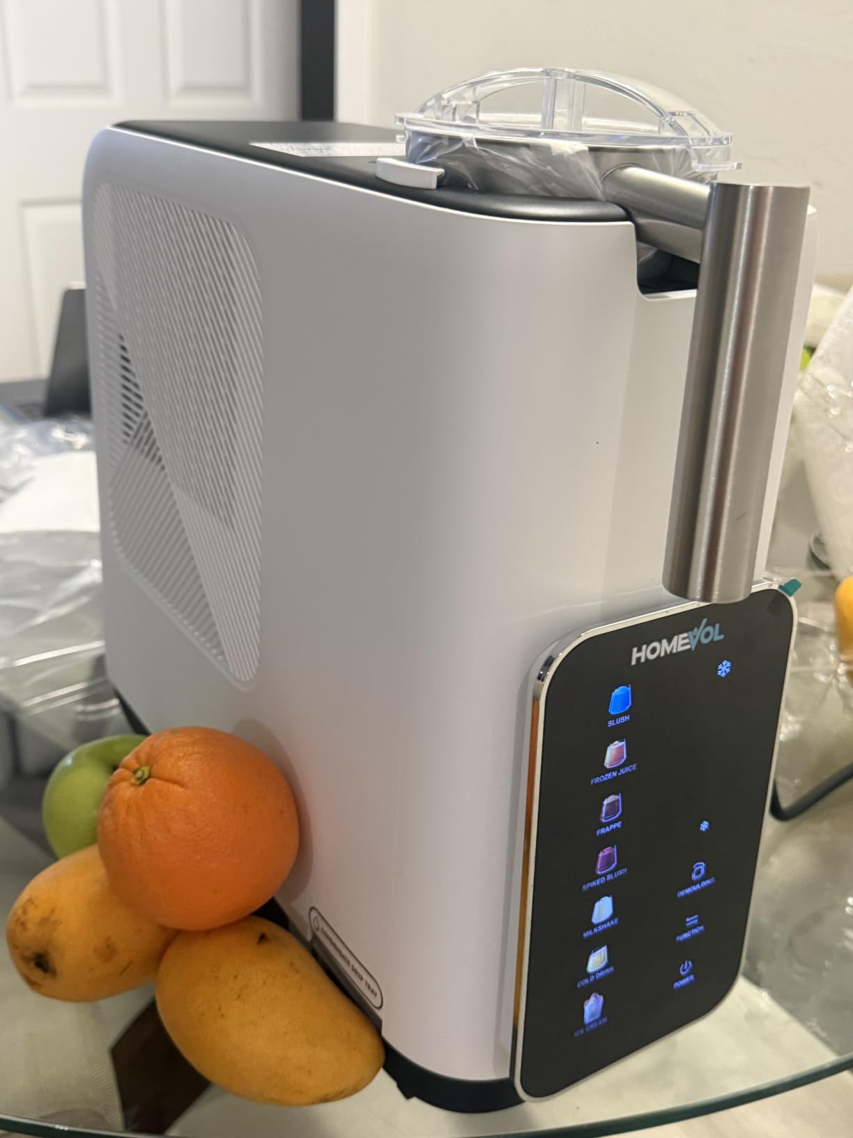 3-in-1 Slushie Machine, Ice Cream Maker & Frozen Drink Maker with 7 Preset Programs, No Ice Needed, 10 Mins Rapid Chill, 300 oz/Hour, LED Display, 304 Stainless Steel, Removable Cup & Stirrer customer photo 1