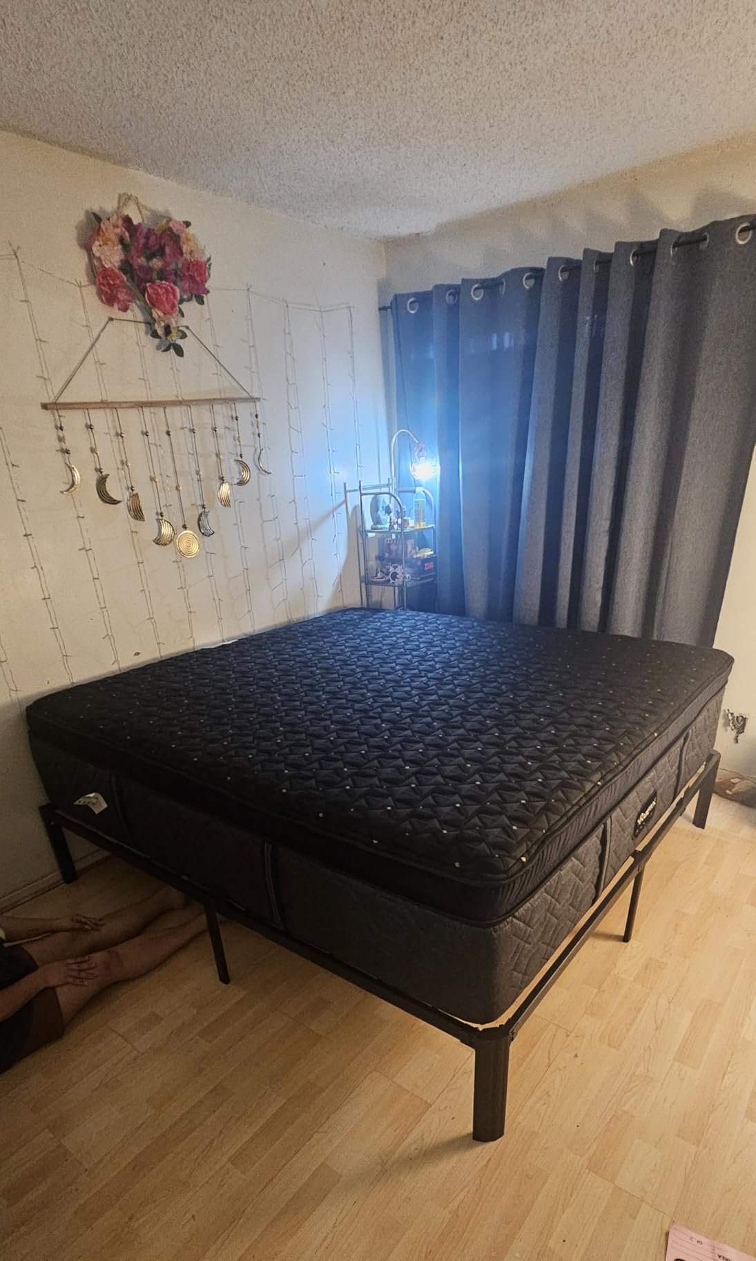 Full Size Bed Frame, 18 Inch Heavy Duty Platform Bed Frame, Noise Free customer photo 2