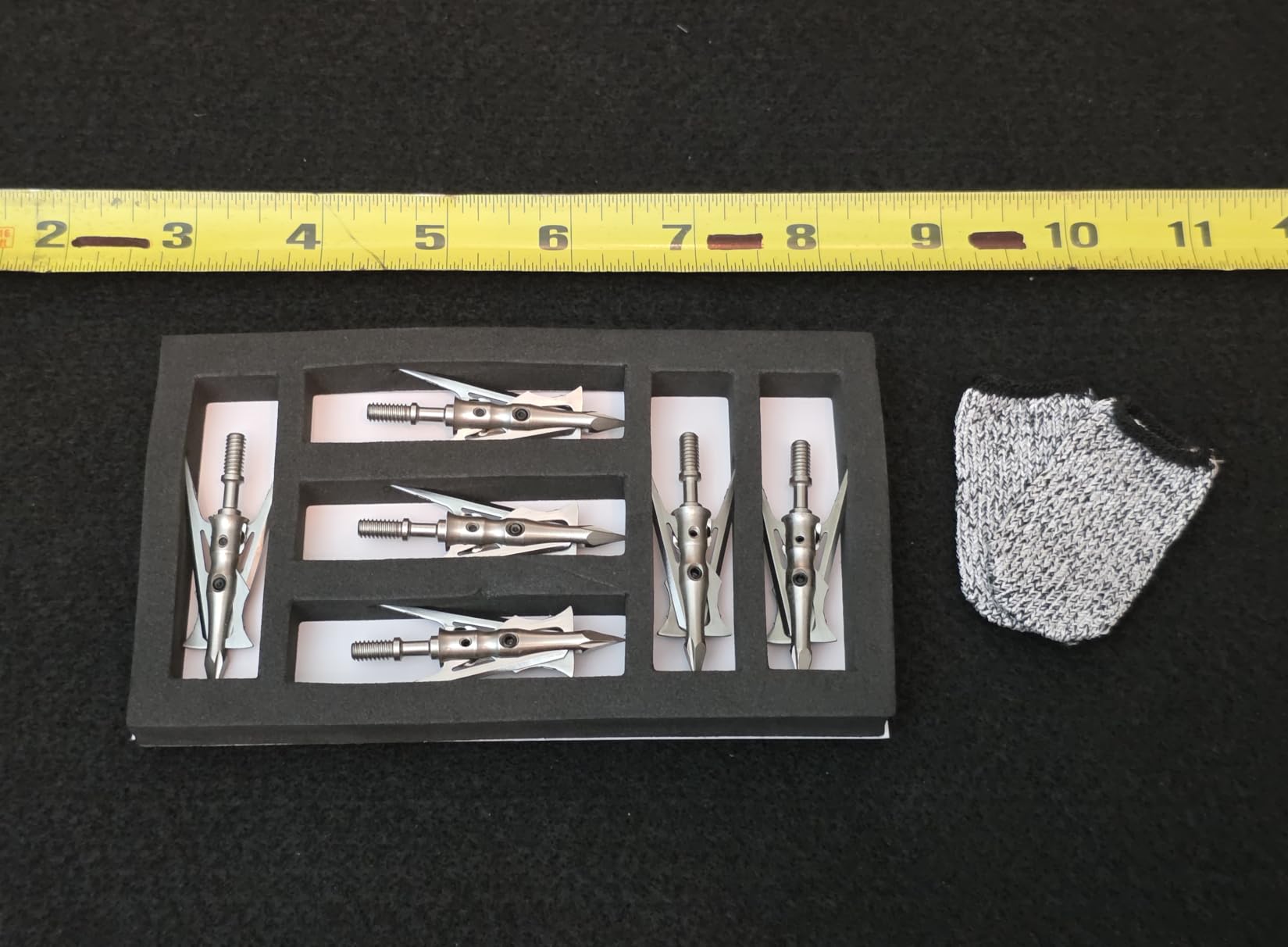 6 Pack Broadheads 100/125 Grains Mechanical Broadheads 2 Blade 2.25