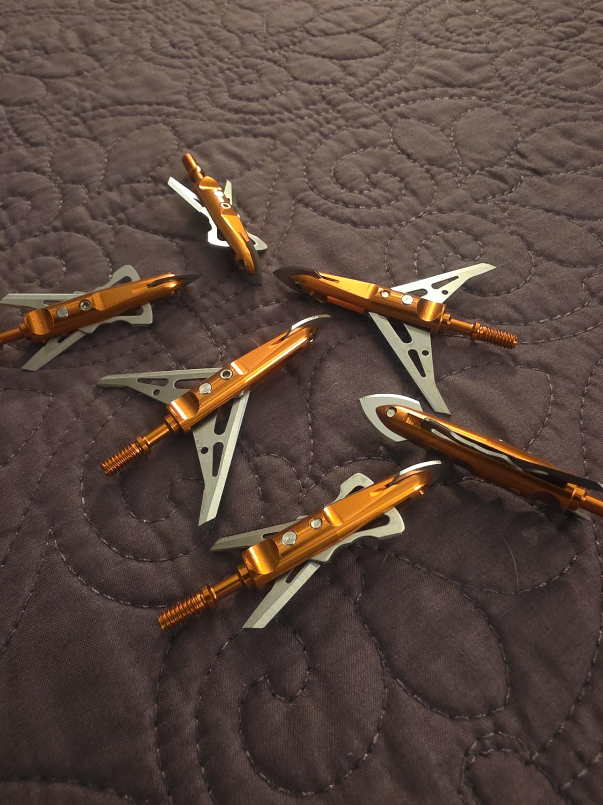 6 PK Hunting Broadhead 100 Grain 2 Blades Mechanical Broadhead for Crossbow | 420 Stainless Steel, Archery Hunting, Compound Bow & Crossbow customer photo 2