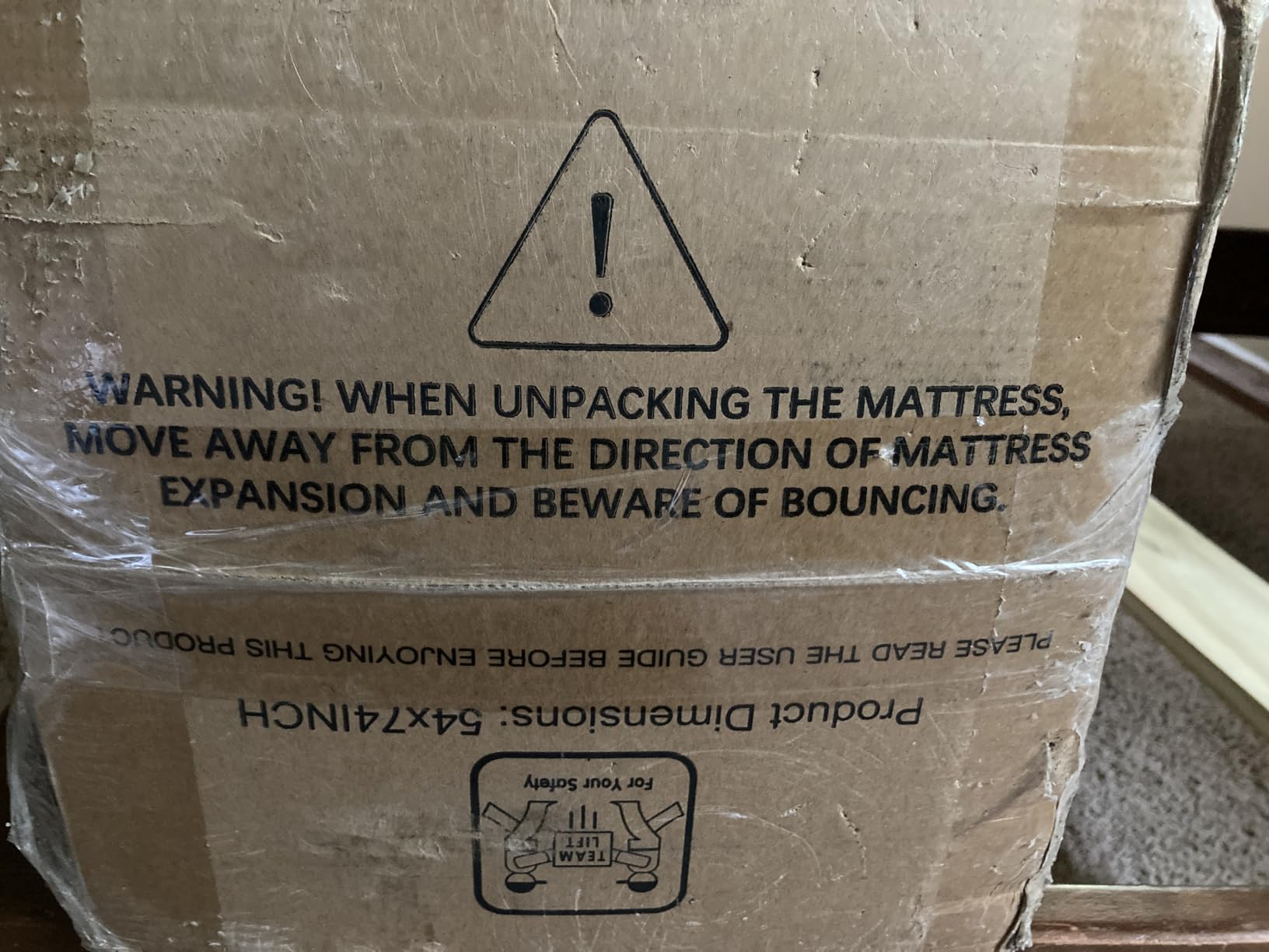 Sleepmax Extra Firm Queen Mattress 12 Inch, Hybrid Mattress Pain Relieving customer photo 2