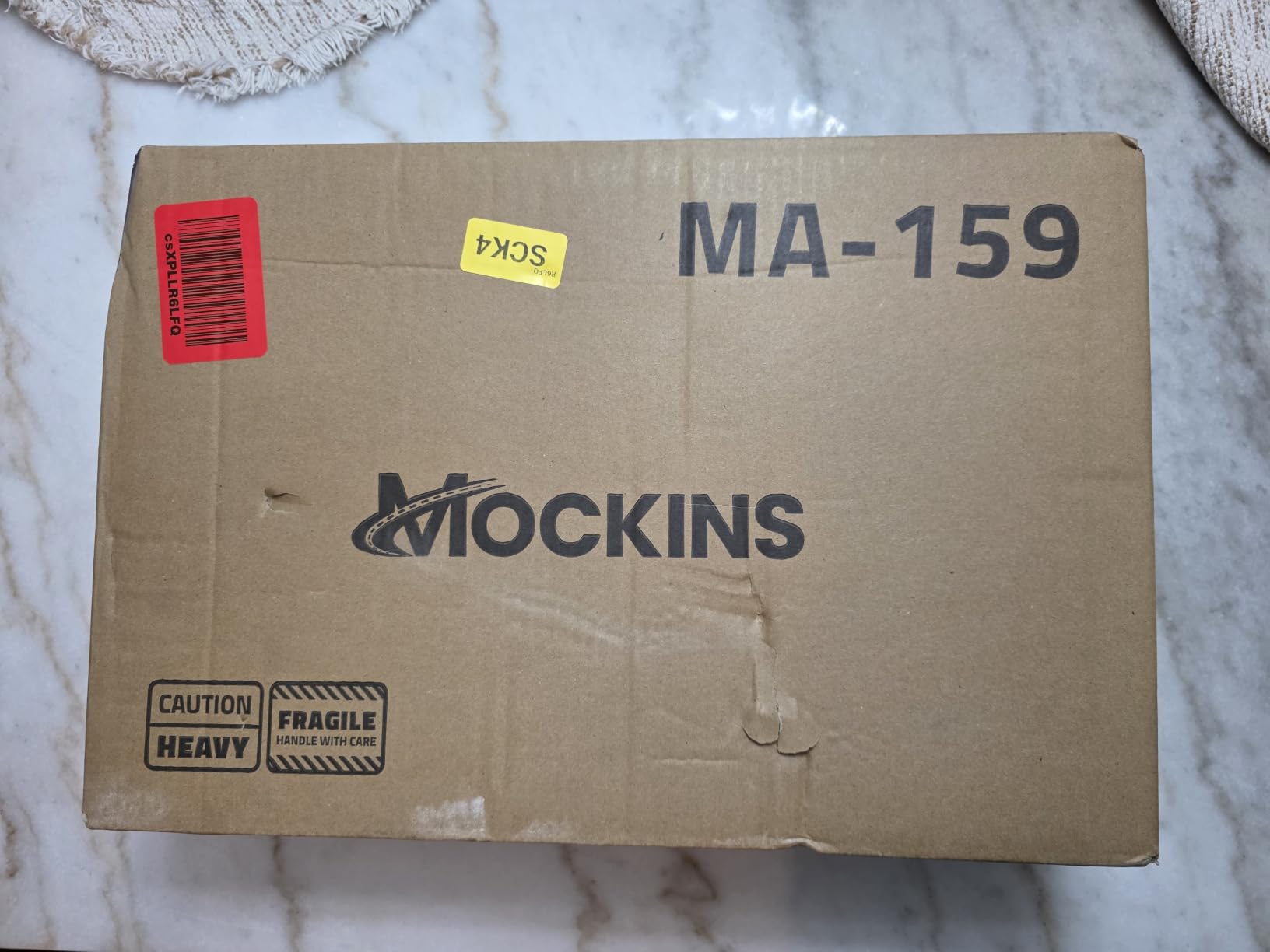 Mockins Slim-Profile Motorcycle Wheel Chock for Trailer Truck Bed & Garage | 9.4