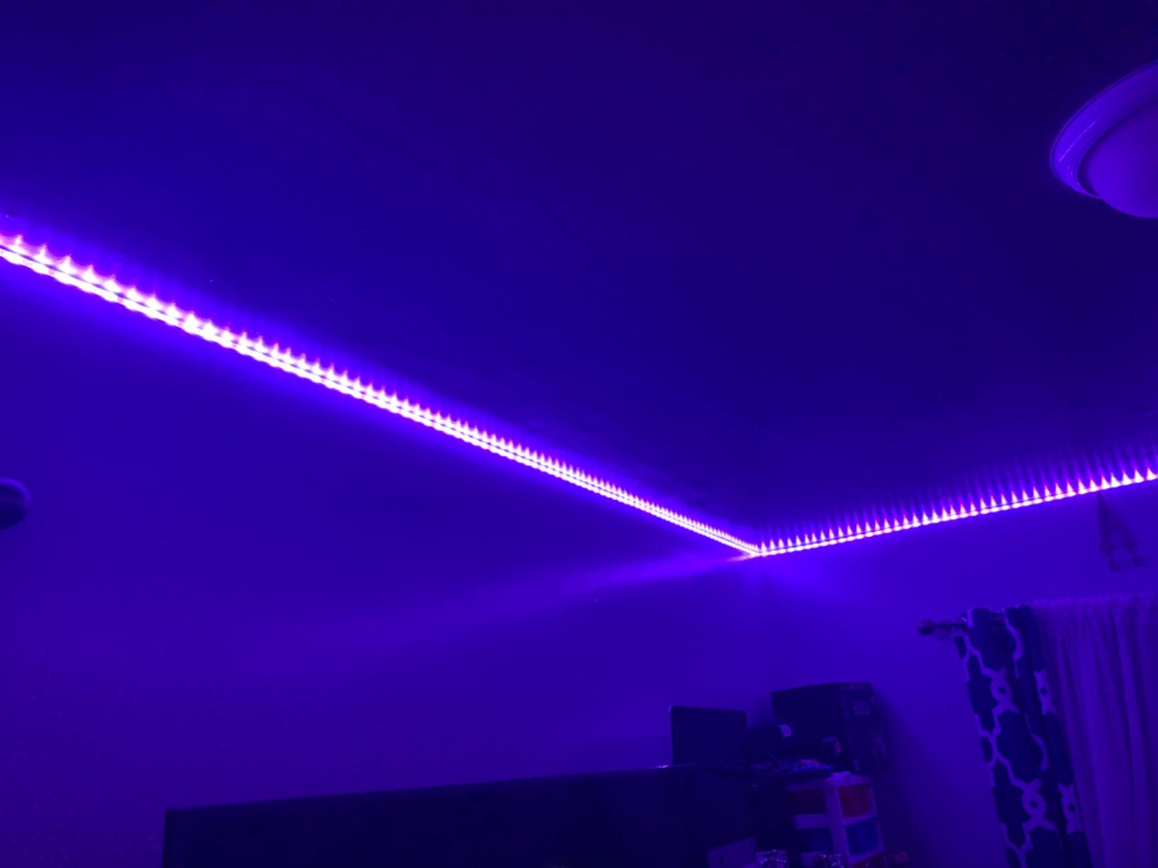 200Ft Permanent Outdoor Lights, RGB+IC Smart LED Eave Lighting with App/Remote Control,IP67 Waterproof,16 Million Colors,Scene Modes, DIY Music Sync, for Christmas, Holiday & Party Decor customer photo 1