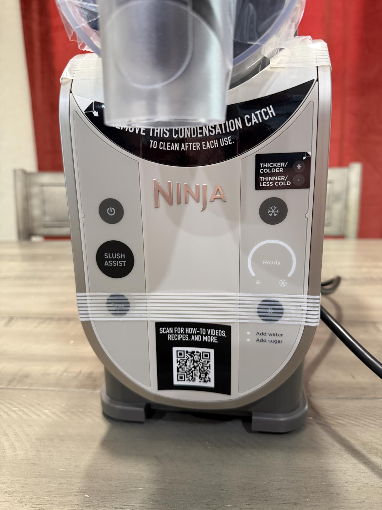 Ninja SLUSHi Smart Frozen Drink Maker, SlushAssist Technology, FS351BR | Easier, Faster Slushing with SlushAssist Technology, one button, no guesswork, no ice needed, 7+ Servings, 88 vessel customer photo 2
