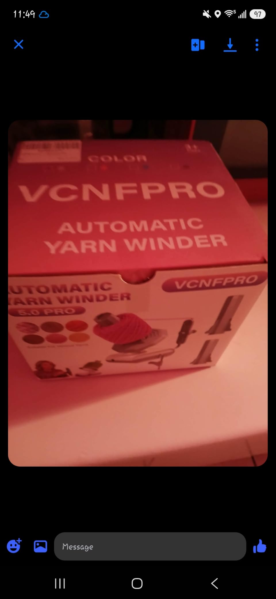 5.0 Upgraded Electric Yarn Winder with Top1 RPM German Motor customer photo 1