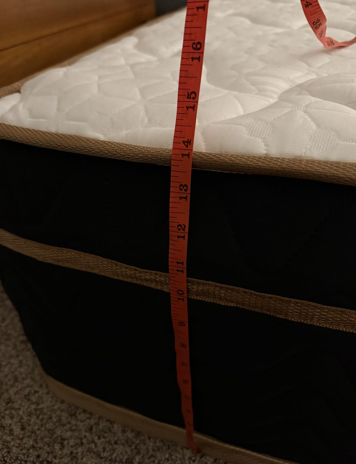 Firm Queen Mattress 14 Inch, Luxury Hotel Cooling Hybrid Mattress in a Box customer photo 1