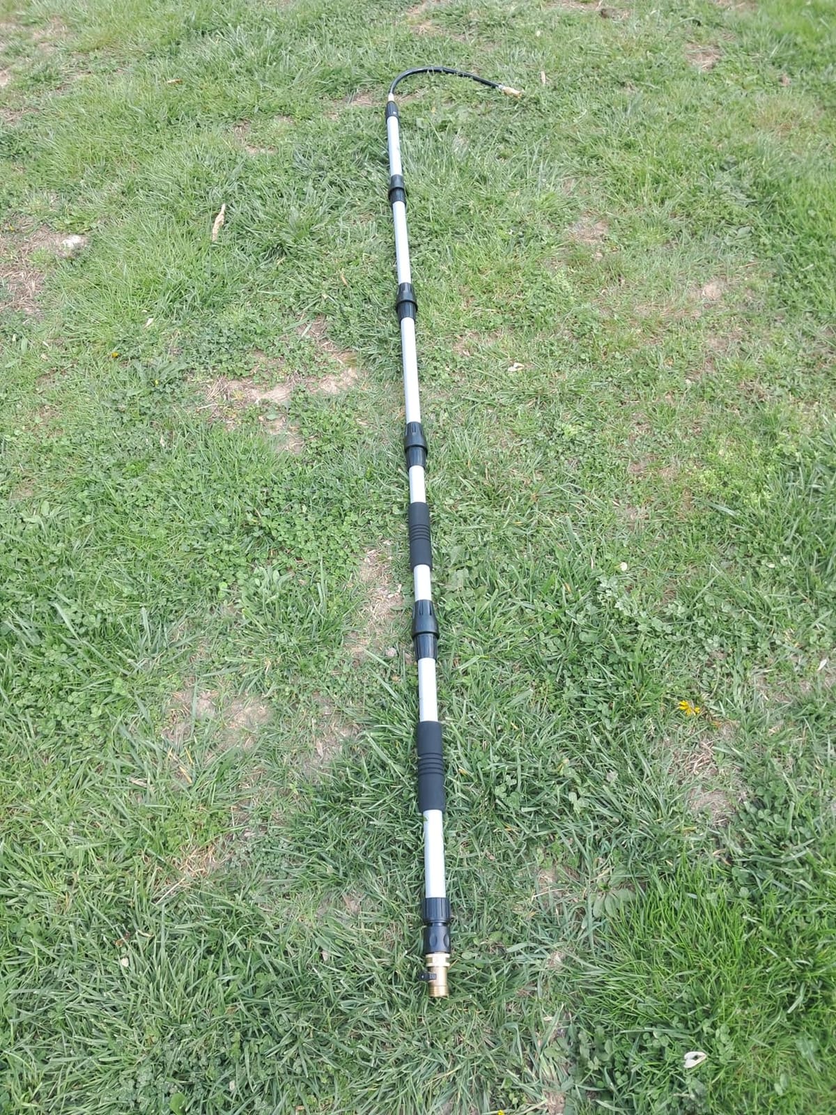 Buyplus 16FT (24FT Reach) Telescopic Gutter Cleaning Tools from the Ground, Long Reach Gutter Cleaner Wand with Hose Attachment, Rain Gutter Cleaner Tool with Extension Pole for 2nd Story House customer photo 1