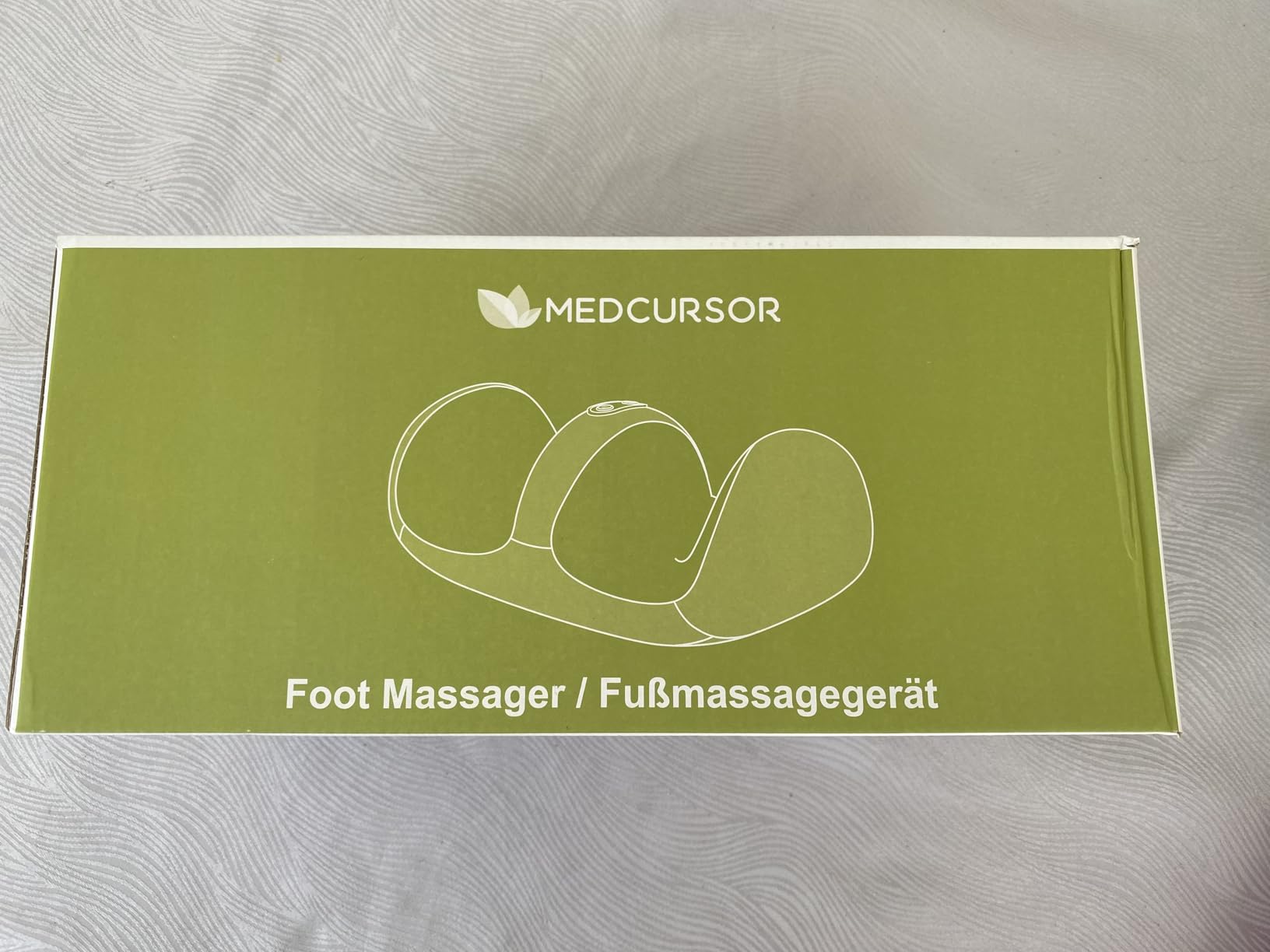 Medcursor Foot Massager with Heat, Foot and Calf Massager with Deep Massage Roller, Pain Relief for Plantar Fasciitis & Neuropathy, Relaxation for Home or Office Use (Not Cordless) customer photo 2