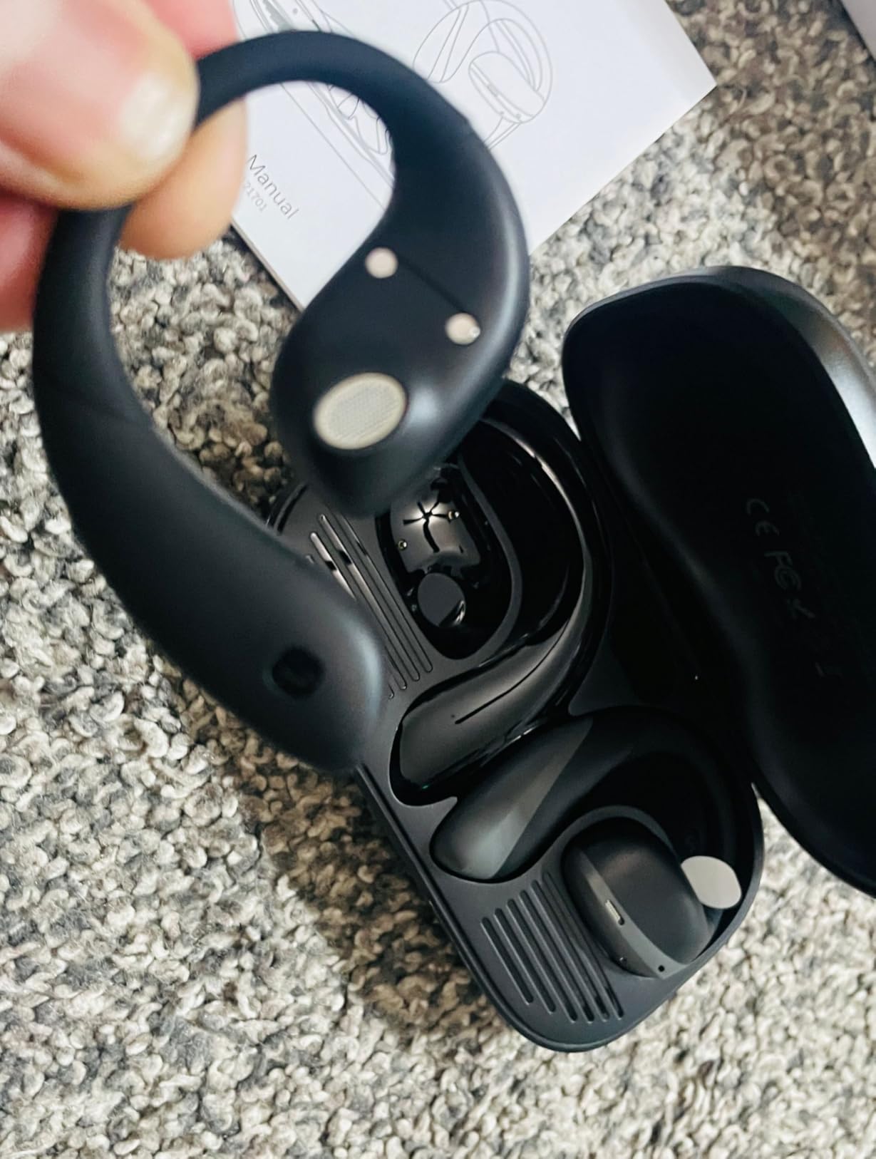 CXK Bone Conduction Headphones IPX8 Waterproof Bluetooth 6.0 Swim Headphone customer photo 2