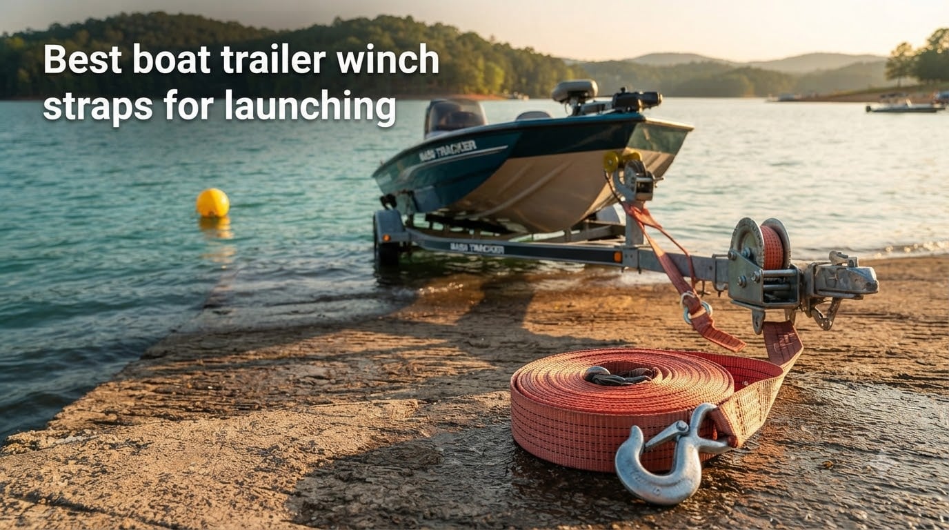 Best boat trailer winch straps for launching
