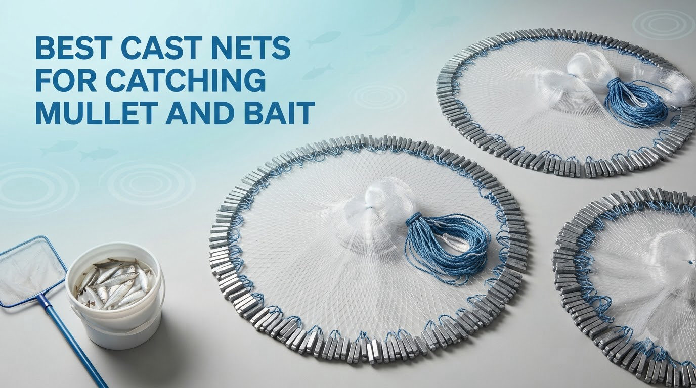 Best cast nets for catching mullet and bait
