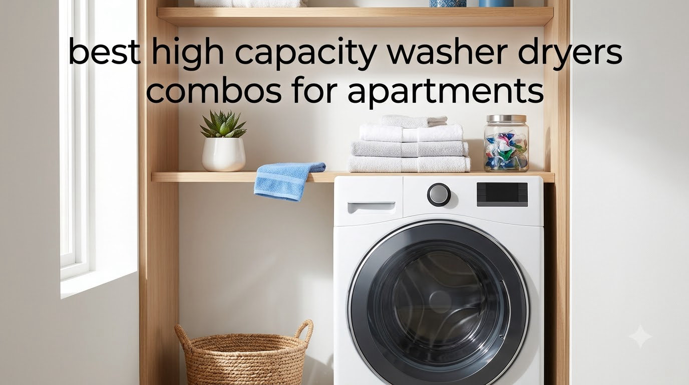 best high capacity washer dryers combos for apartments