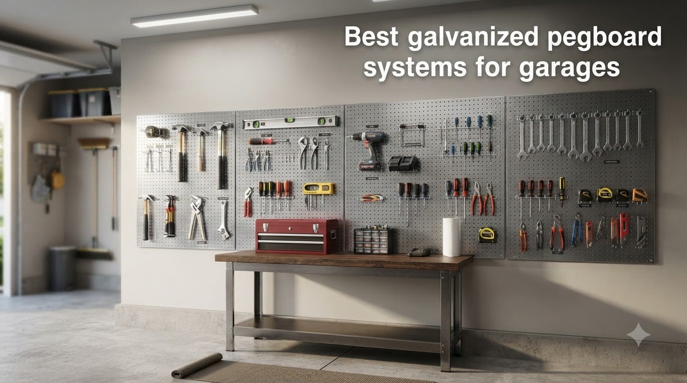 Best galvanized pegboard systems for garages