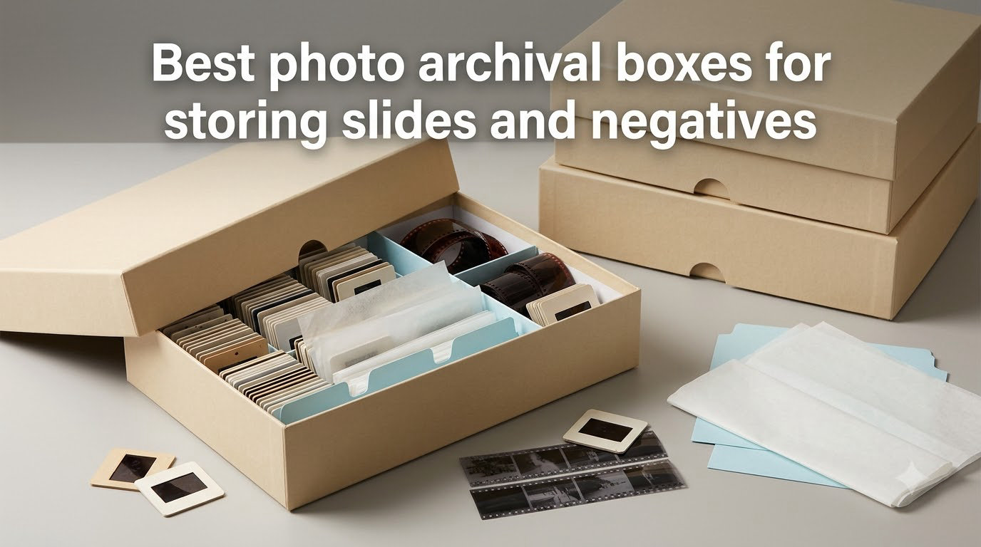 Best photo archival boxes for storing slides and negatives