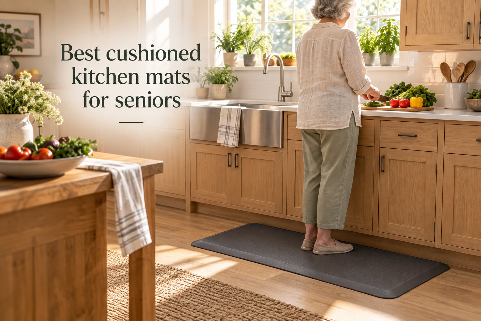 Best cushioned kitchen mats for seniors