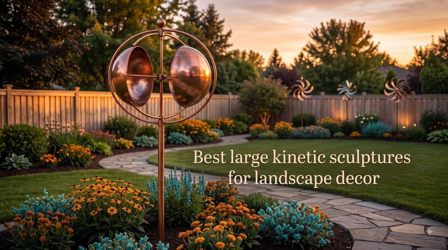 Best large kinetic sculptures for landscape decor