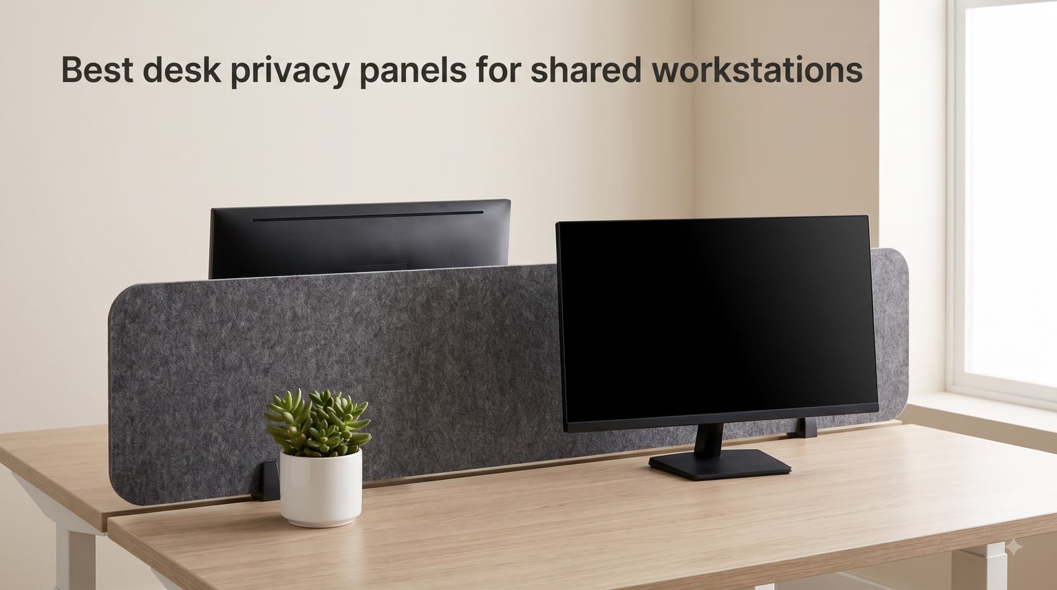 Best desk privacy panels for shared workstations