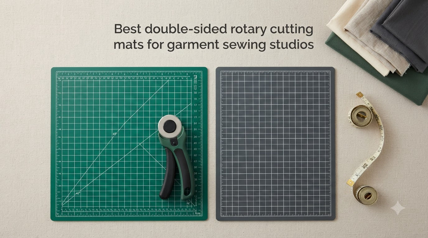 Best double-sided rotary cutting mats for garment sewing studios