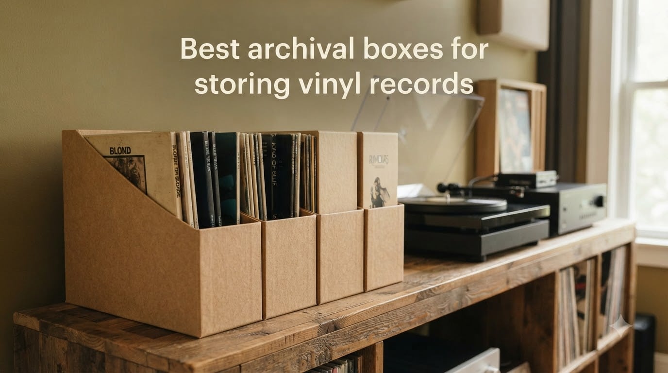 Best archival boxes for storing vinyl records