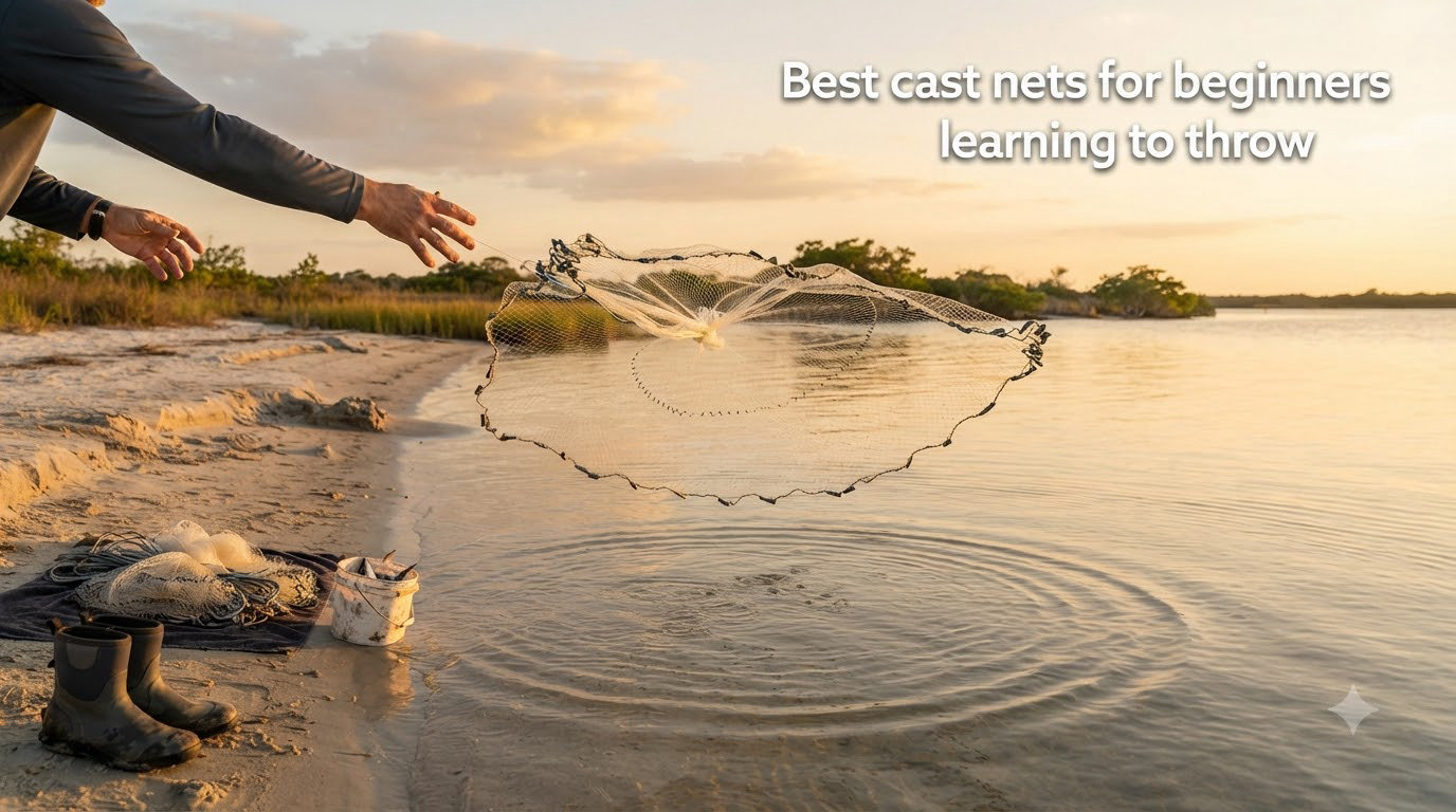 Best cast nets for beginners learning to throw