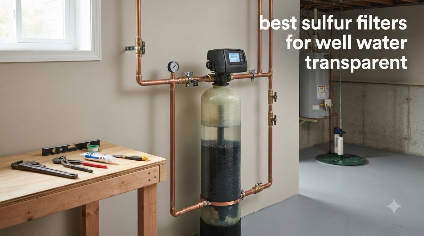 best sulfur filters for well water transparent
