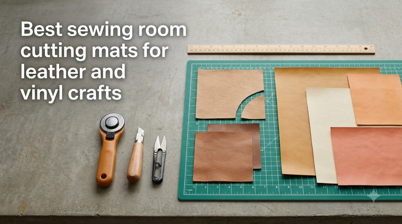 Best sewing room cutting mats for leather and vinyl crafts