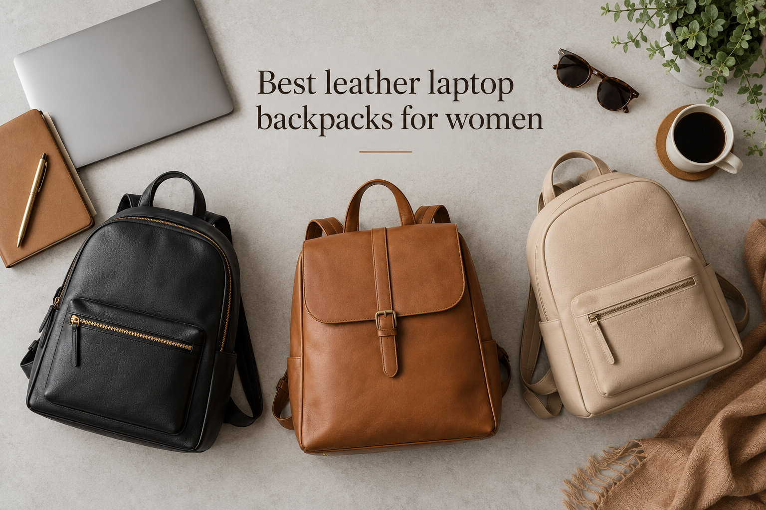 Best leather laptop backpacks for women