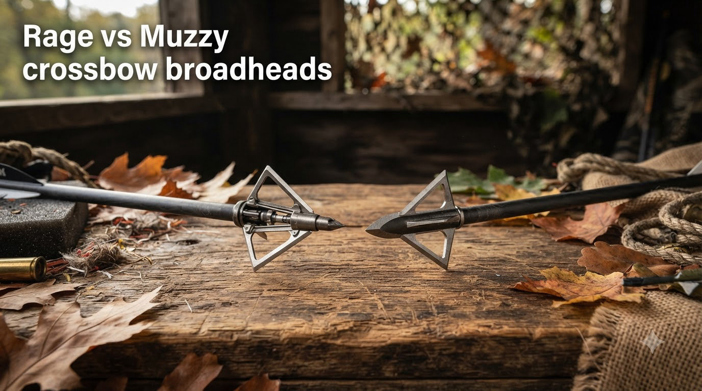 Rage vs Muzzy crossbow broadheads