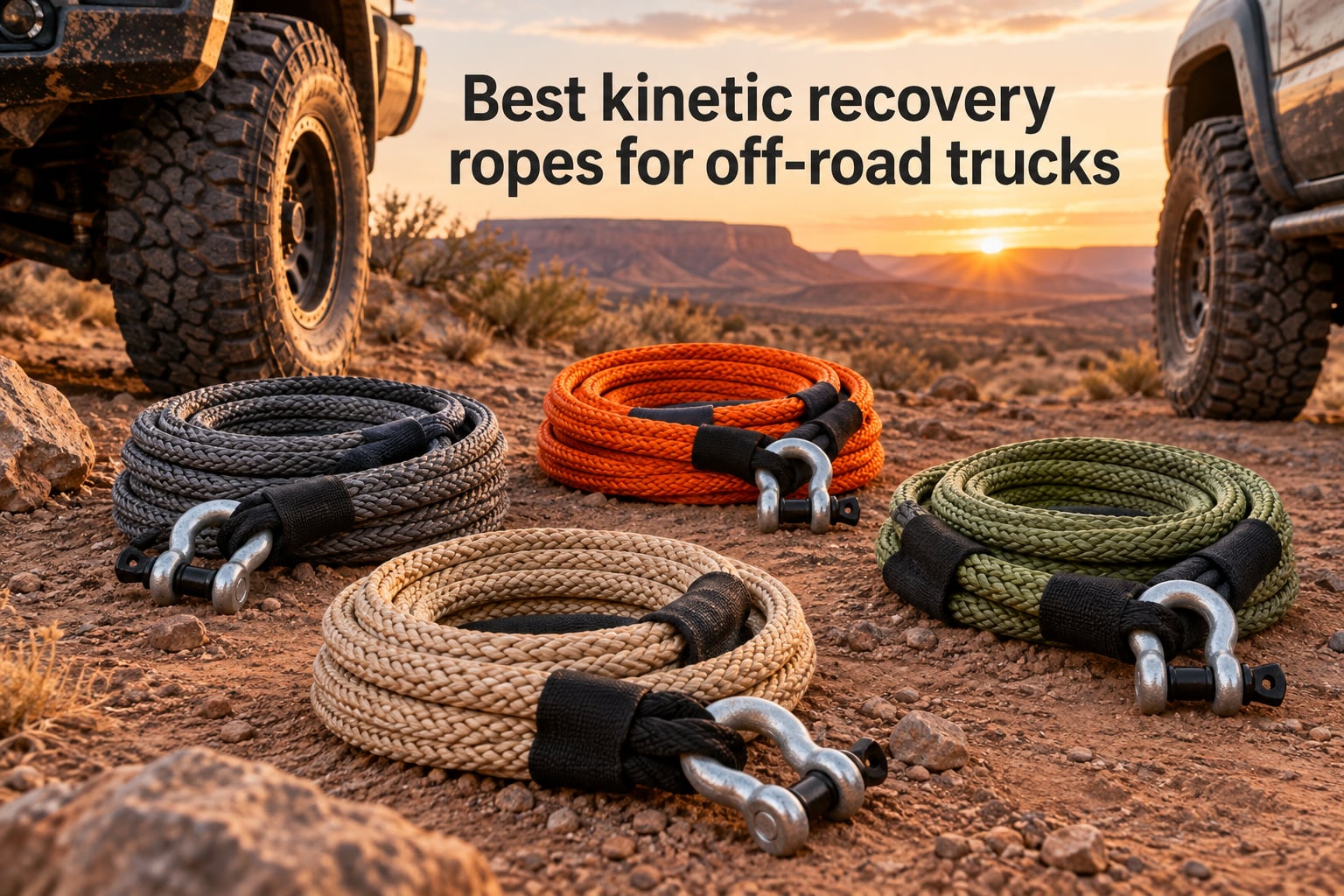 Best kinetic recovery ropes for off-road trucks