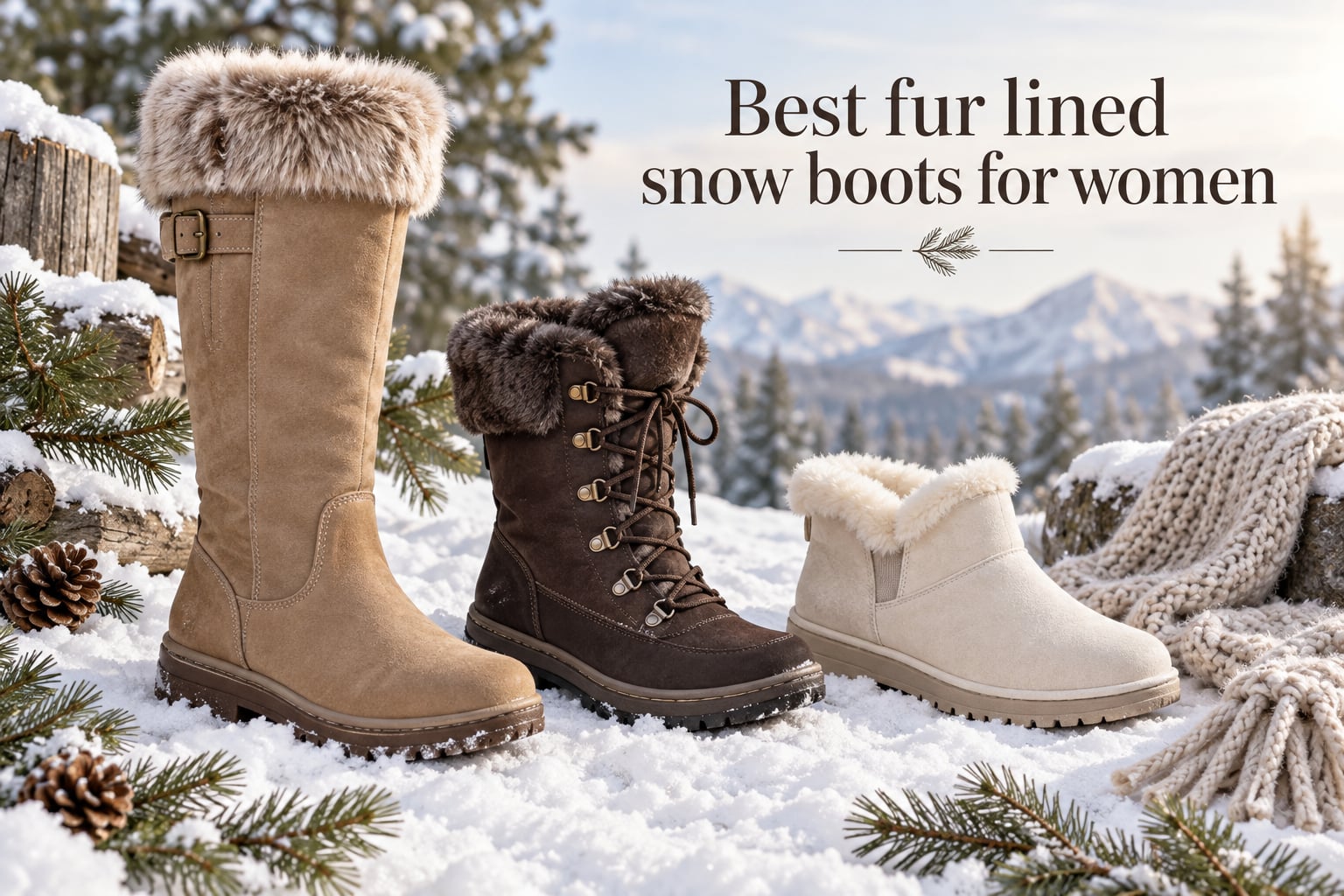 Best fur lined snow boots for women