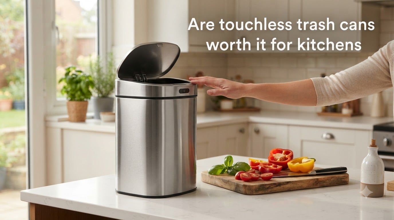 Are touchless trash cans worth it for kitchens