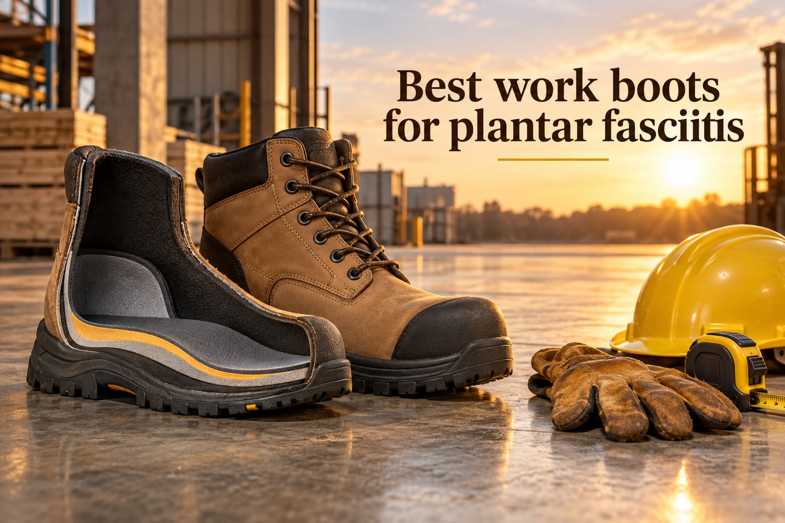 Best work boots for plantar fasciitis