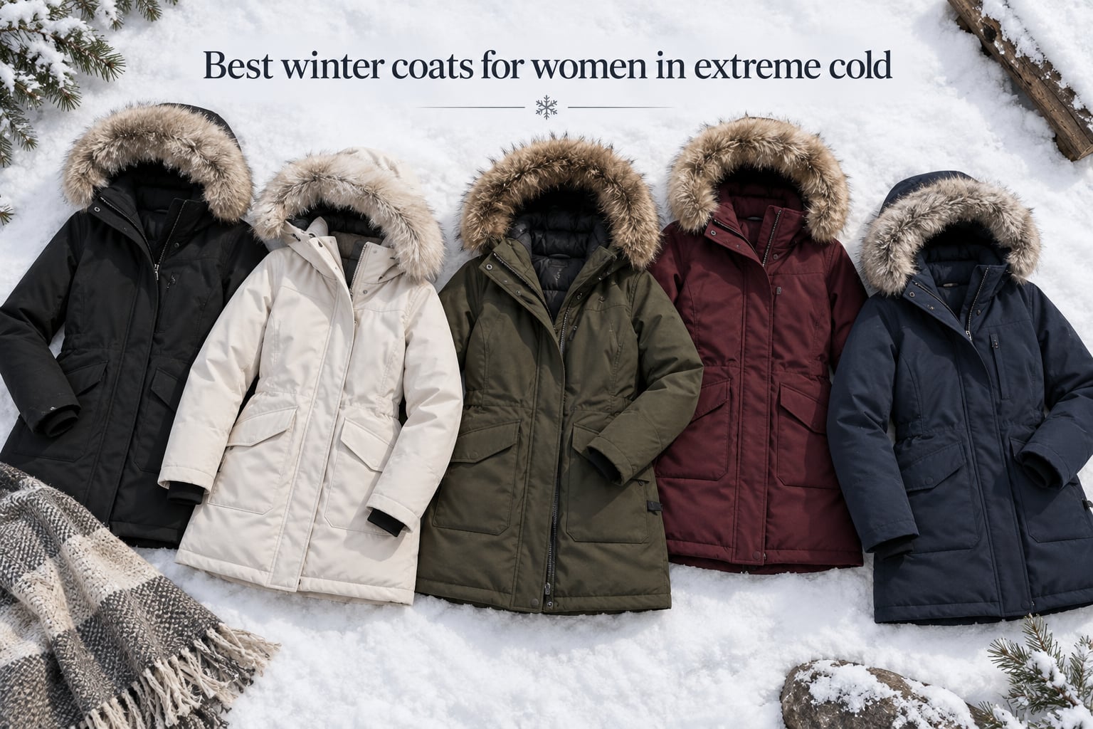 Best winter coats for women in extreme cold