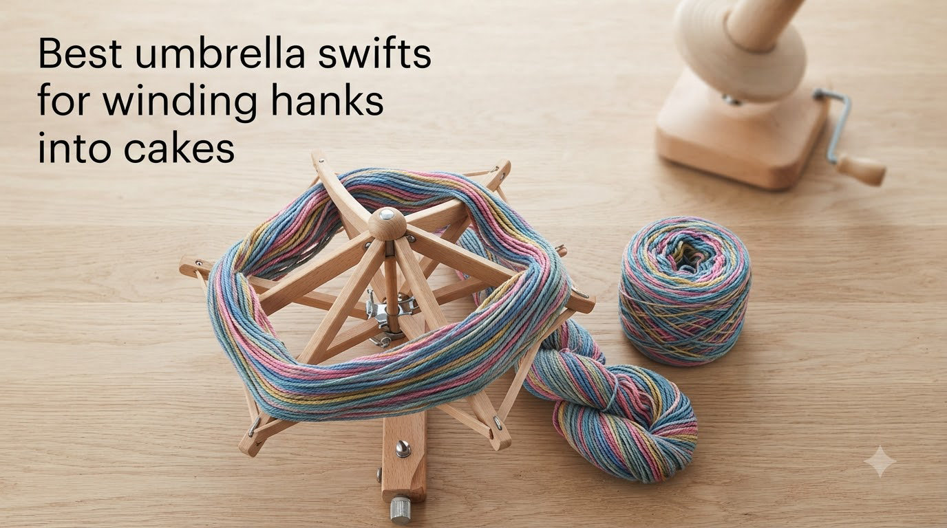 Best umbrella swifts for winding hanks into cakes