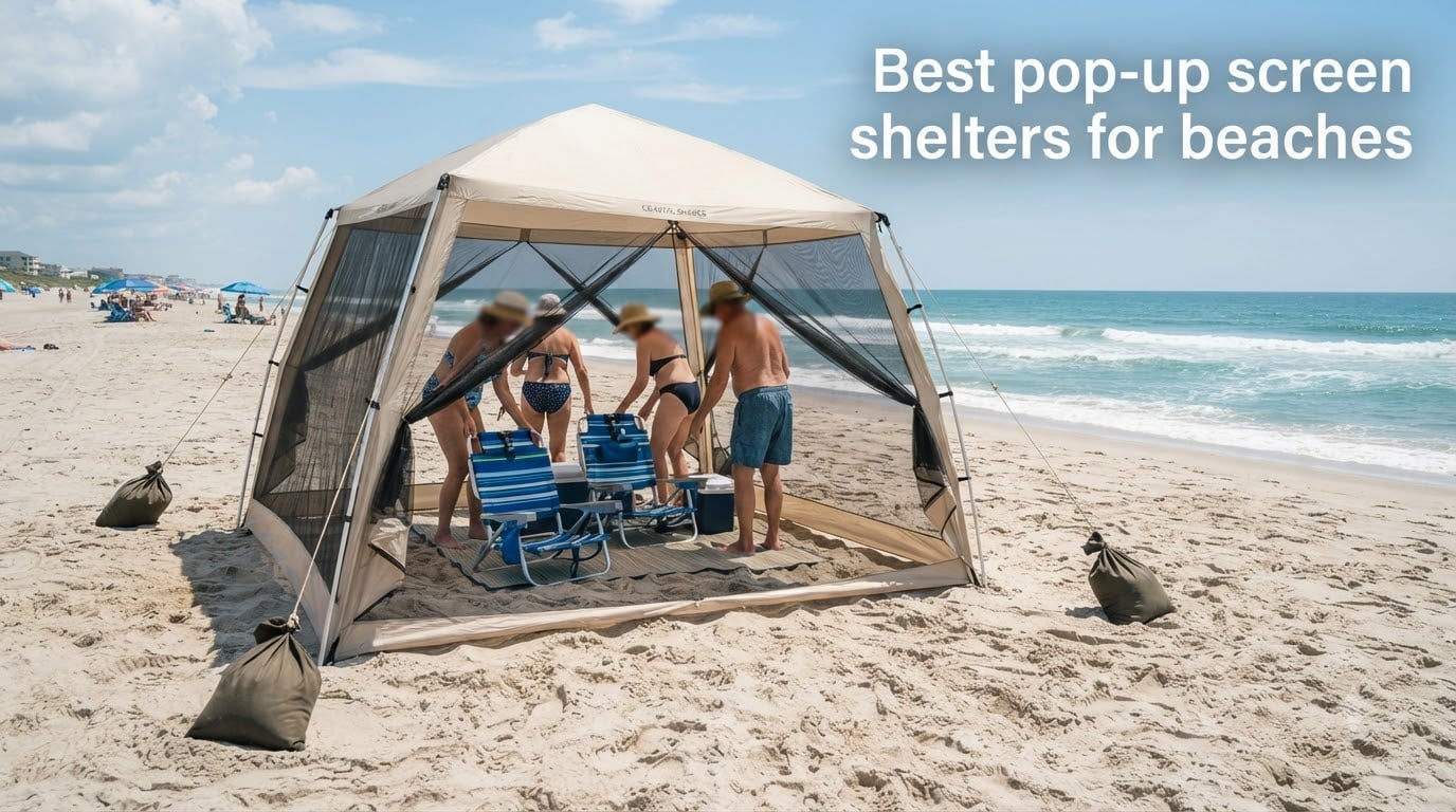 Best pop-up screen shelters for beaches