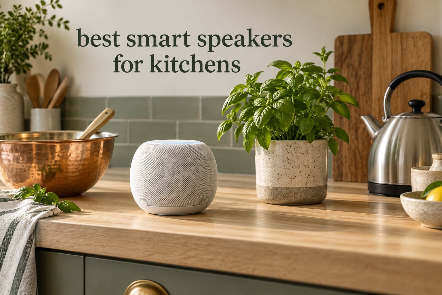 best smart speakers for kitchens