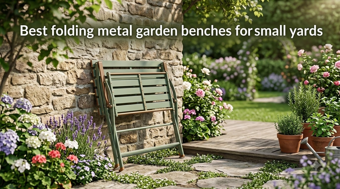 Best folding metal garden benches for small yards
