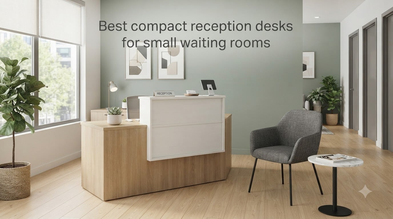 Best compact reception desks for small waiting rooms
