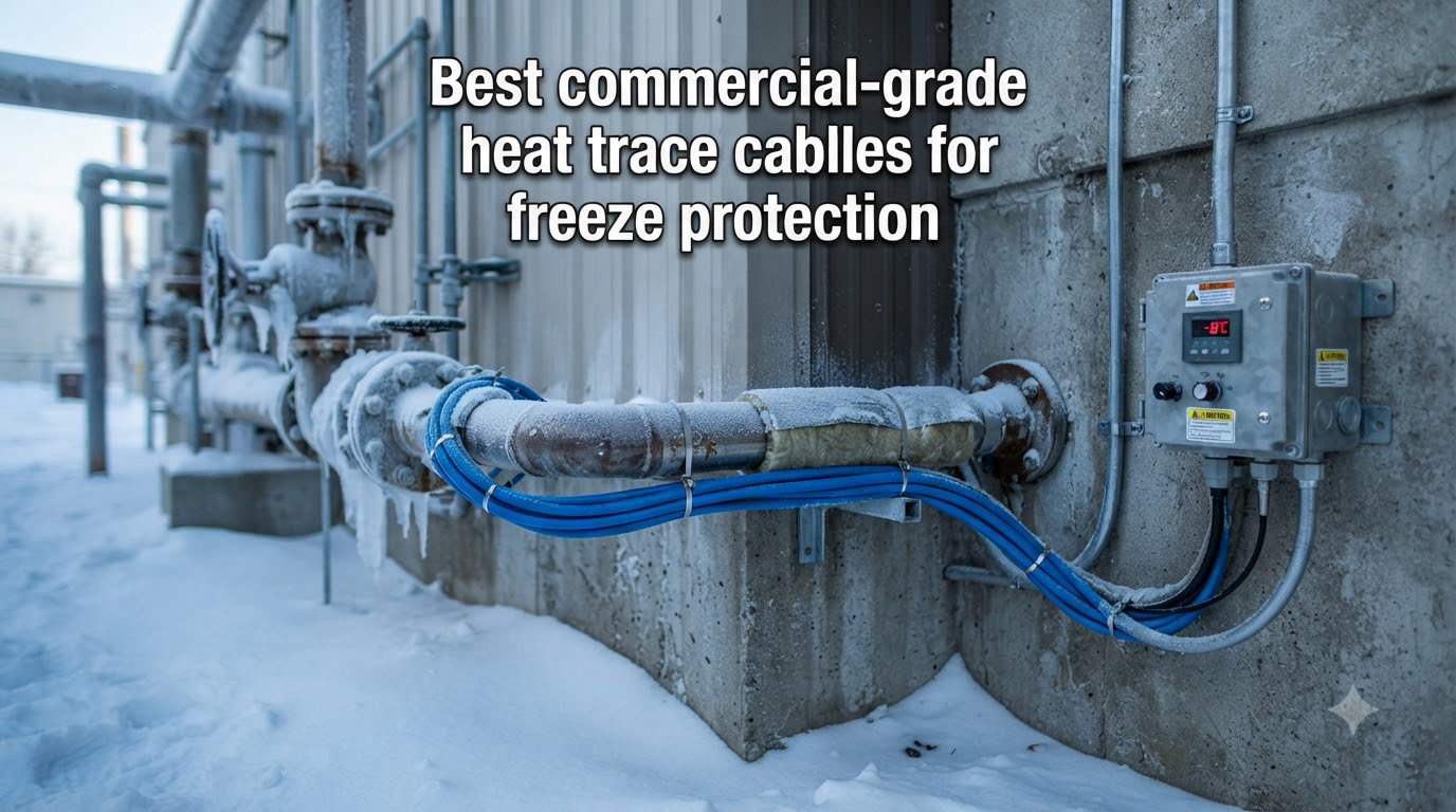 Best commercial-grade heat trace cables for freeze protection