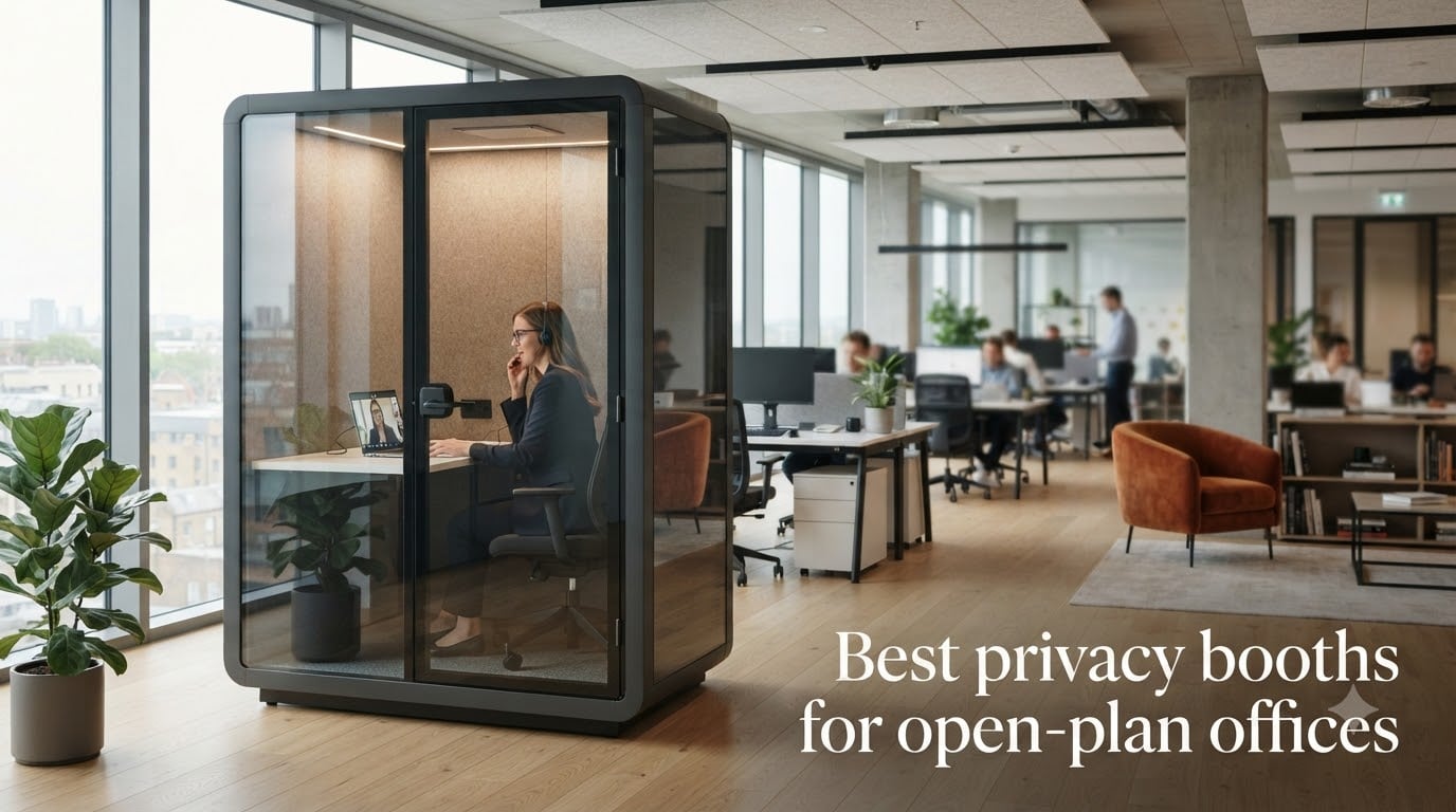 Best privacy booths for open-plan offices
