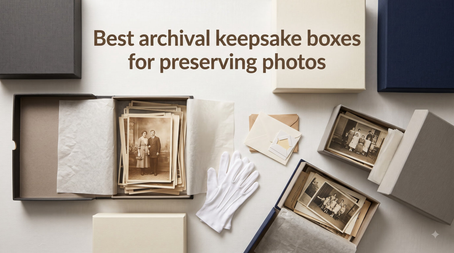 Best archival keepsake boxes for preserving photos