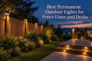Best Permanent Outdoor Lights for Fence Lines and Decks