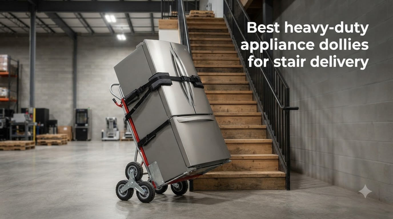 Best heavy-duty appliance dollies for stair delivery